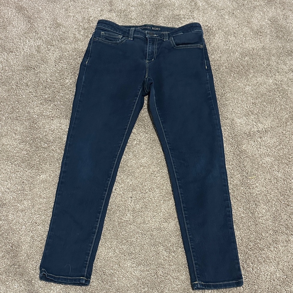 Michael Kors Navy Slim Stretch Jeans